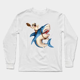 pugshark Long Sleeve T-Shirt